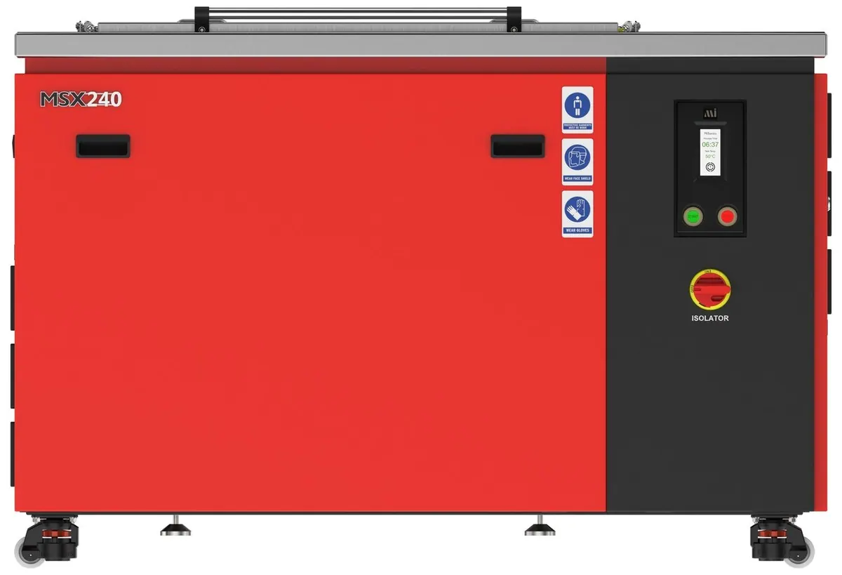 Misonics MSX 240 industrial ultrasonic cleaning machine, made and assembled in Australia